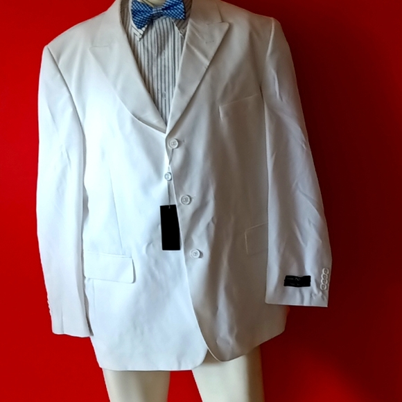 Riccardo Fazzi linen,3 button suit sz 44reg pants4 - Picture 5 of 12